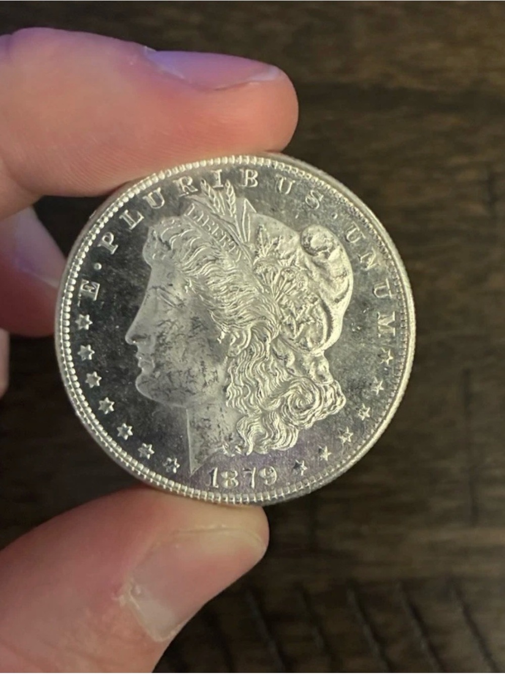 1879-S Morgan Silver Dollar $1 90% Silver Strike San Francisco Mint